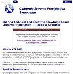 California Extreme Precipitation Symposium